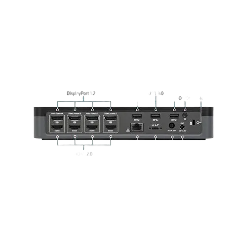 Targus Station d'accueil USB-C™ universelle 4 sorties vidéo 4K avec alimentation 100 W — vue 5