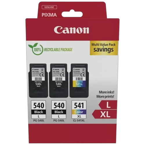 Canon Pack Noire*2 + Couleur - PG-540Lx2/CL-541XL MULTI