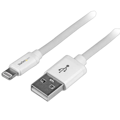 StarTech 2m White 8-pin Lightning to USB Cable — vue 2