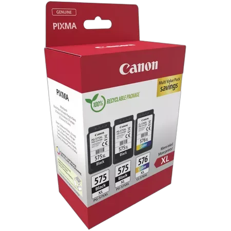 Canon Pack de 3 cartouches - PG-575XLx2/CL-576XL — vue 1