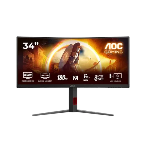 CU34G4 34" CURVE UWQHD/180Hz/Fast VA/0.5ms/Adapt#