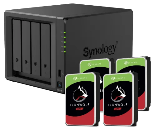 Synology DS925+ - 4 Baies avec 4 disques de 8To IronWolf