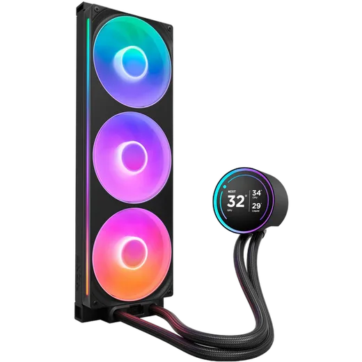 NZXT Kraken Elite 420 RGB V2 - 420mm - Noir — vue 2