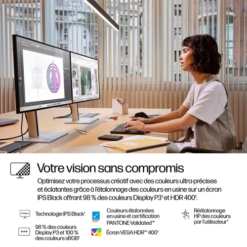 HP 727pu - 27" QHD 120Hz IPS USB-C Thunderbolt 4 — vue 6