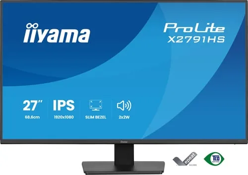 Iiyama Prolite X2791HS-B1 - 27" FHD 120Hz IPS 1ms Adaptive Sync — vue 1