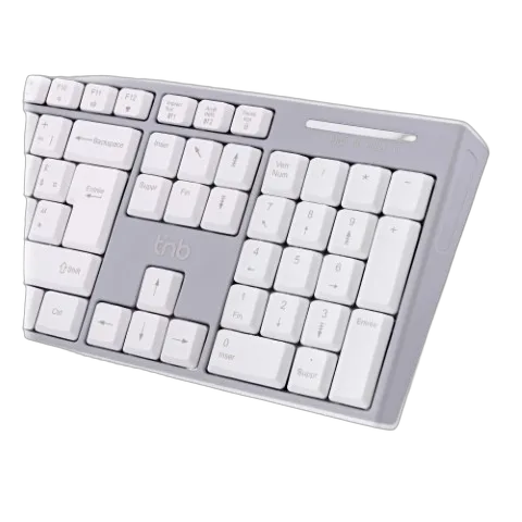 T'nB Clavier rechargeable KBWBTGR - Sans fil - Gris/Blanc — vue 9