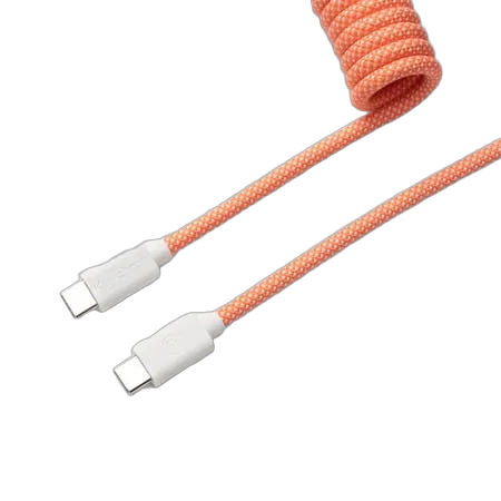 Cable Coiled Aviator - USB C - Rose Orange  