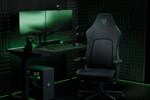 Razer Iskur V2 NewGen - Green — vue 2