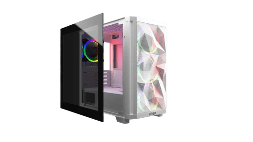 M.RED StarDust Mini Blanc ARGB - mT/sans alim./mATX — vue 2