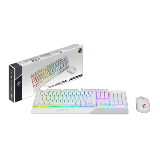 MSI Vigor GK30 COMBO WHITE — vue 4