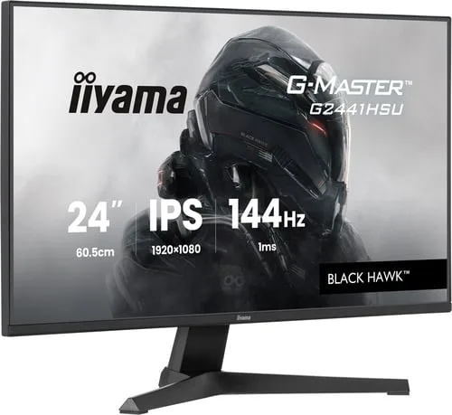 Iiyama G-Master G2441HSU-B1 - 23.8" FHD 144Hz IPS 1ms Adpative Sync FreeSync — vue 3