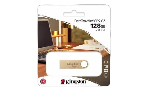 Kingston Clé 128Go USB 3.2 DataTraveler DTSE9G3/128Go — vue 3