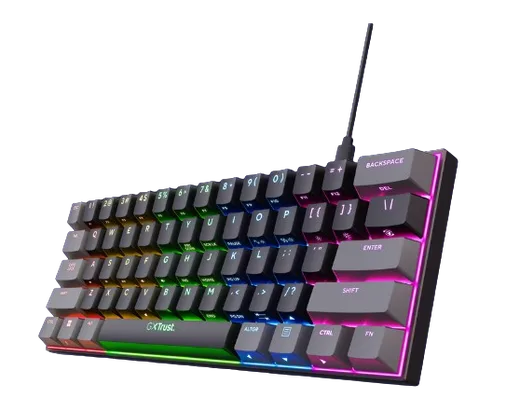 ACIRA 60% - Mécanique/Filaire/RGB/Noir
