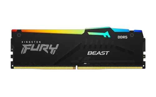 Kingston Fury Beast RGB 32Go (2x16Go) DDR5 6000MHz-Seconde Vie, vue 3