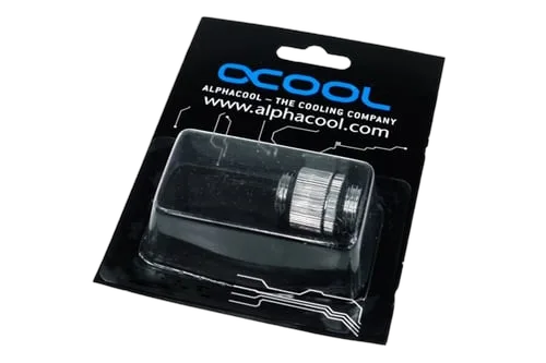 Alphacool Fitting double écrou G1/4 AG vers G1/4 AG - Chrome — vue 2