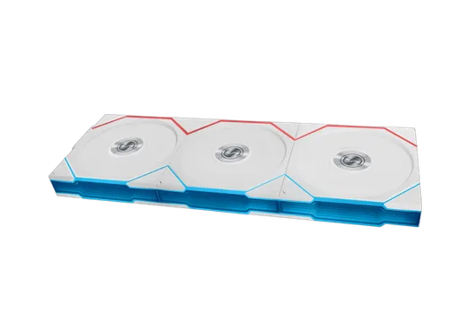 Lian-Li UNI FAN TL Sans fil ARGB PWM - Pack 3x120mm - Blanc