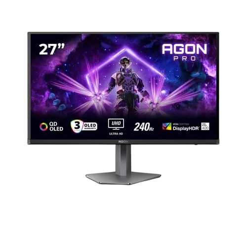 AOC AGON PRO AG276UZD - 26.5" QD-OLED 4K 240Hz 0.03ms Pivot