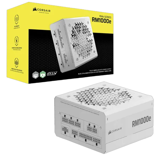 Corsair ATX 1000W - 80+ Gold - R1000e Blanc