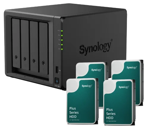 Synology DS925+ - 4 Baies avec 4 disques de 12T HAT3310-12T