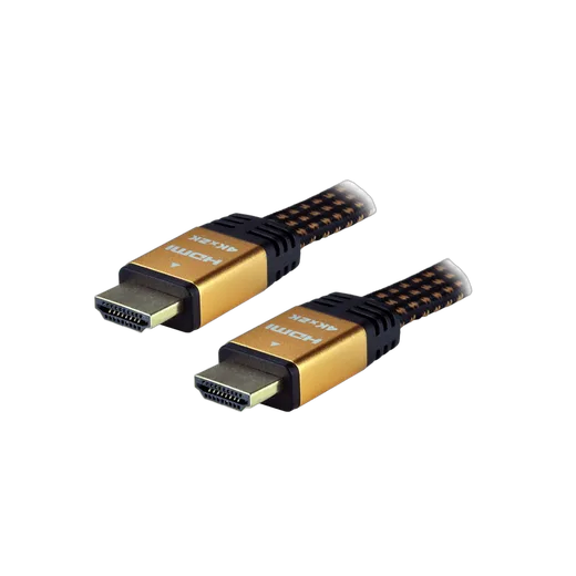 MCL Samar Câble HDMI 2.0 Highspeed + Ethernet mâle/mâle tressé/plat - 3m