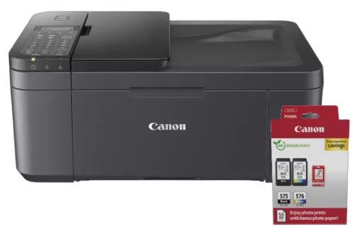 Canon PIXMA TR4755i Black + Cartouche d'encre PG-575/CL-576 pack 2 couleurs