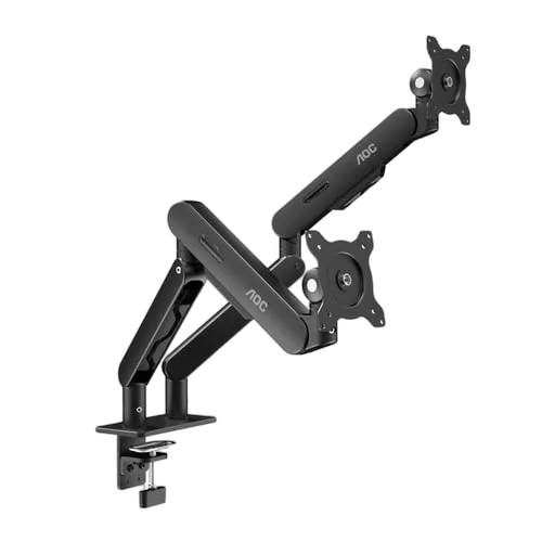 AOC Double Bras à ressort mécanique à gaz de 27" à 34" VESA 100x100 Max — vue 4