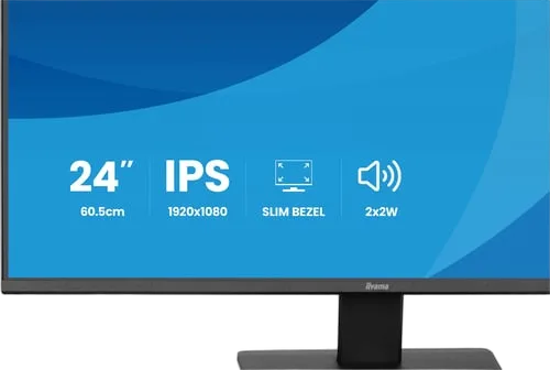 Iiyama Prolite X2491HS-B1 - 23.8" FHD 120Hz IPS 1ms HDMI Adaptive Sync — vue 7
