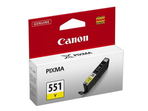 Canon CLI-551 Y Jaune — vue 1