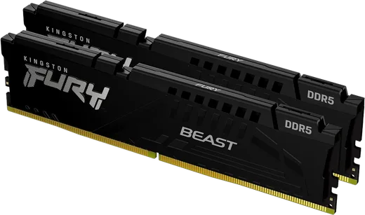 Kingston Fury Beast 32Go (2x16Go) DDR5 6000MHz CL 36 Noir