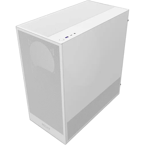 NZXT H5 Flow Blanc - MT/Sans Alim/E-ATX — vue 4