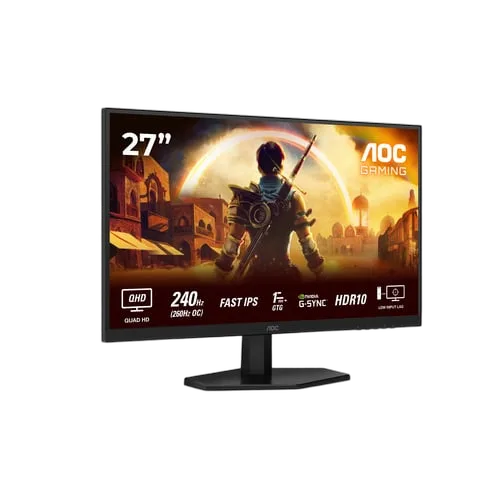 AOC Q27G42ZE - 27" QHD 260Hz Fast IPS 0.3ms HDR10 G-Sync Compatible Adaptive Sync — vue 2