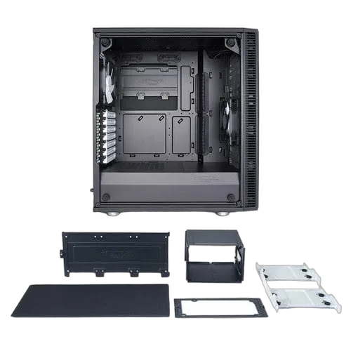 Fractal Design Define C TG Noir - MT/Sans Alim/ATX — vue 24