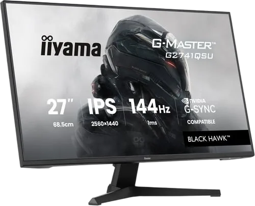 Iiyama G-Master G2741QSU-B1 - 27" QHD 144Hz IPS 1ms Adaptive Sync G-Sync — vue 4