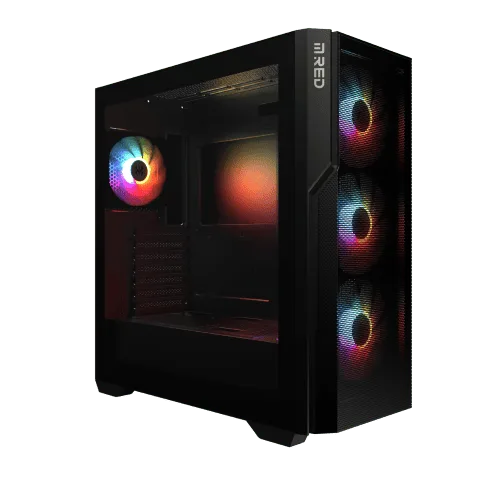 M.RED Raven Black - MT/SansAlim/M-ATX — vue 1