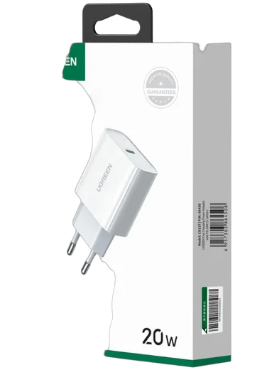 UGREEN Chargeur secteur 20W - USB-C - Blanc — vue 2