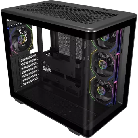 Cooler Master Elite 600 ARGB Noir (4 fan Version) - MT/Sans Alim/ATX — vue 3