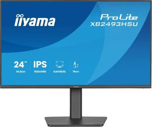 Iiyama XB2493HSU-B1 - 23.8" FHD 120Hz IPS Pied réglable Pivot — vue 2