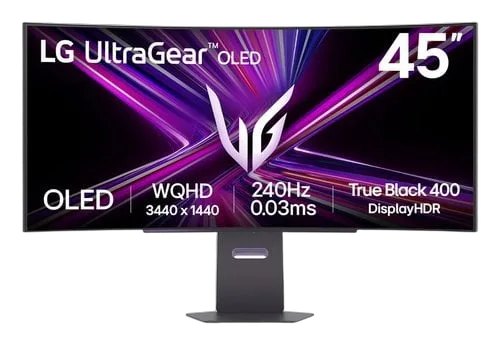 LG UltraGear - 44.5" CURVE OLED WQHD 240Hz 0,03ms G-Sync FreeSync Premium Pro — vue 1