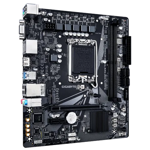 Gigabyte H610M S2H V2 - H610/LGA1700/DDR5/mATX — vue 3