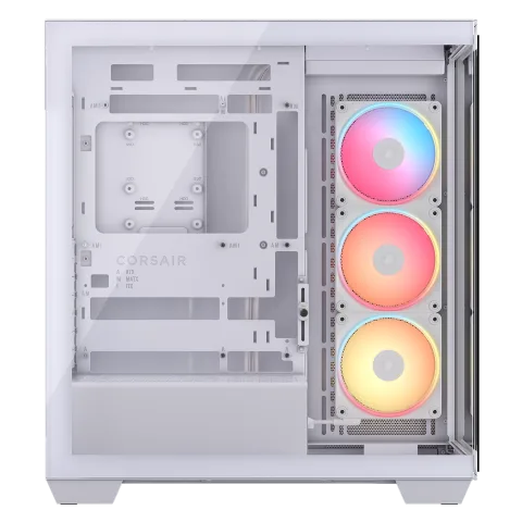 Corsair 3500X LX-R RGB ICUE LINK Blanc - MT/Sans Alim/E-ATX — vue 5