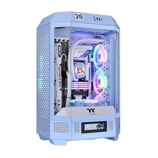 Thermaltake The TOWER 300 Hydrangea Blue - mT/Sans Alim/mATX