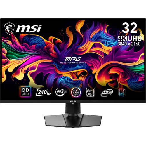 MSI MPG 321URX QD-OLED - 32" 4K 240Hz 0.03ms USB-C HDR
