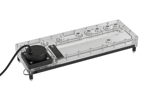 Alphacool Core Distro Plate 360 gauche V.2 avec pompeD5 Apex