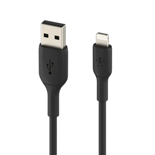 Belkin Lightning to USB-A Cable 1M Black — vue 2