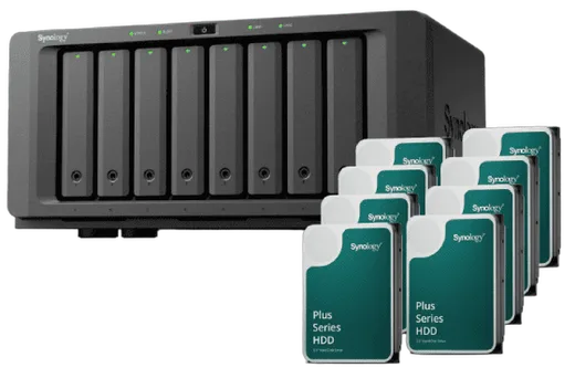 Synology DS1825+-8 baies avec 8 disques de 12To HAT3310-12T
