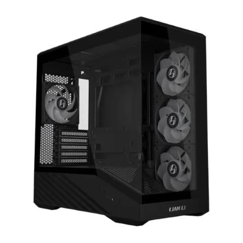 Lian-Li Vector V100 MINI Noir - mT/Sans Alim/mATX — vue 3