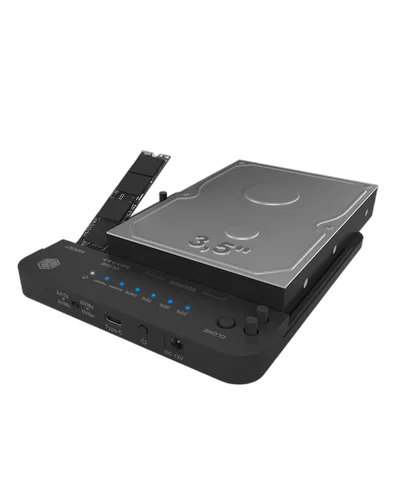 Icy Box Clone Station USB-C 3.2 M.2/SATA - IB-2913MCL-C31 — vue 2