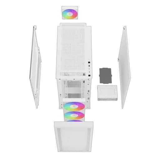 Deepcool CH560 Digital Blanc - MT/Sans Alim/ATX — vue 14