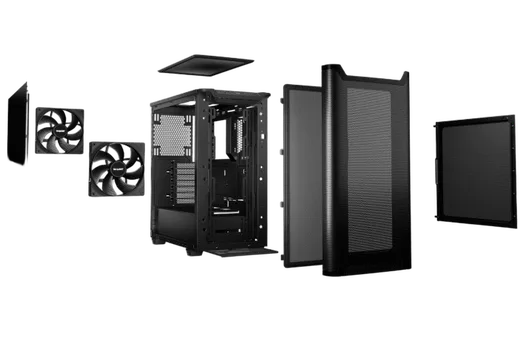 be quiet! PURE BASE 501 Airflow Black - MT/SansAlim/ATX — vue 5