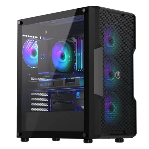 ENDORFY Regnum 400 ARGB Noir - MT/Sans Alim/ATX